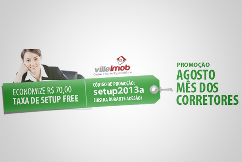 Promoção “Agosto mês dos Corretores” – Seu site com Setup Free