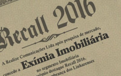 Cliente ville Imob - recall 2016 eximia