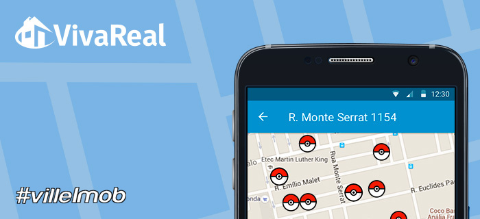 aluguel de apartamento e Pokémon Go