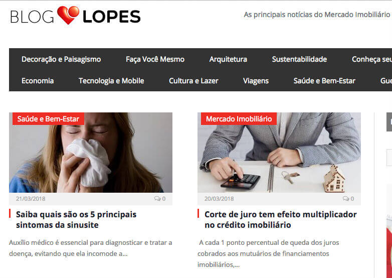 notícias para corretores de imóveis blog lopes