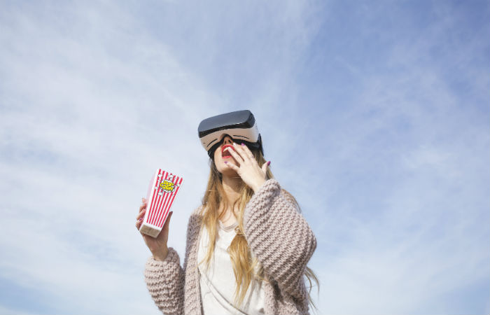 óculos de realidade virtual para vender imóveis