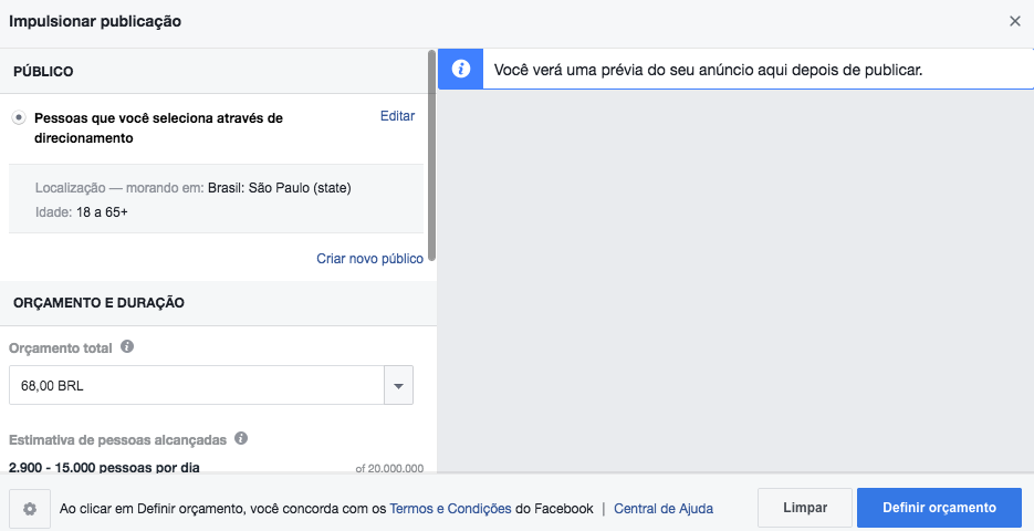 Facebook Ads para corretores de imóveis configurações