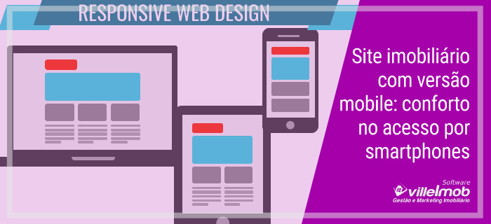 Site imobiliário com versão mobile: conforto no acesso por smartphones