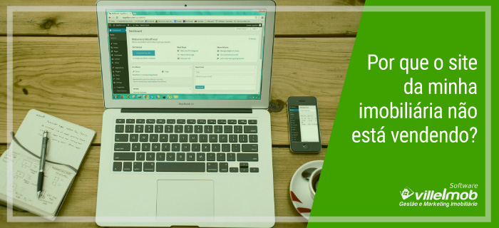 Por que o site da minha imobiliária não está vendendo?
